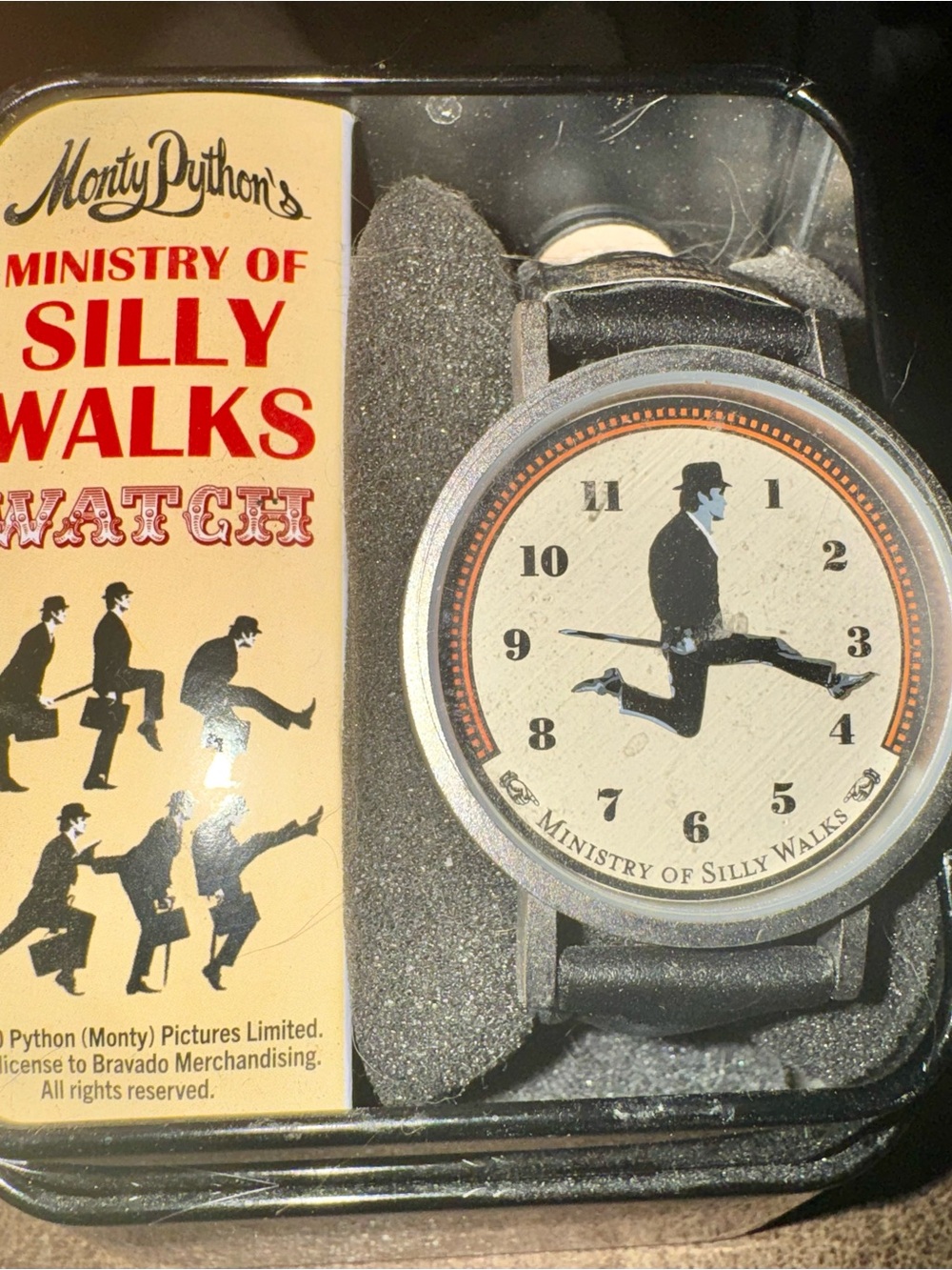 Ministry of Silly Walks Black Wristwatch